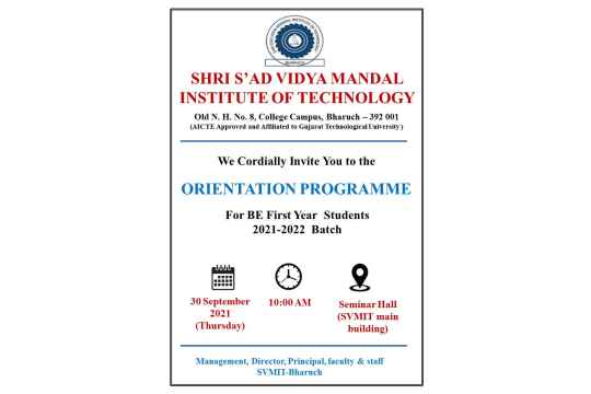 Orientation Programme